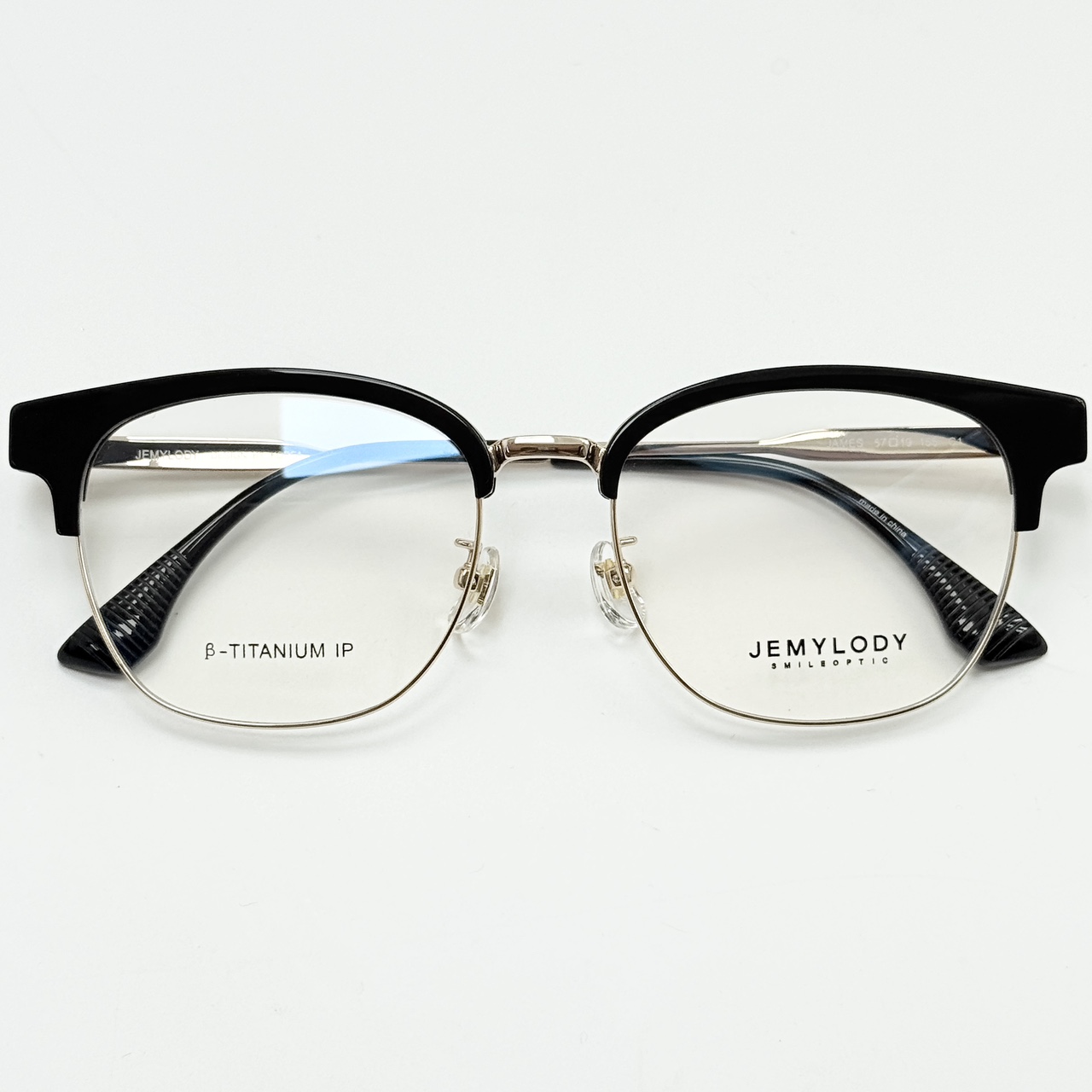 152mm 빅사이즈 티타늄 하금테 안경테 청광 변색 대두안경 제미로디 JAMES - 상세 이미지 5