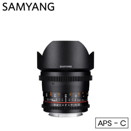 삼양 VDSLR 10mm T3.1 ll ED AS NCS CS 영상 촬영 전용 렌즈 Cine Manual Focus APS-C Lens