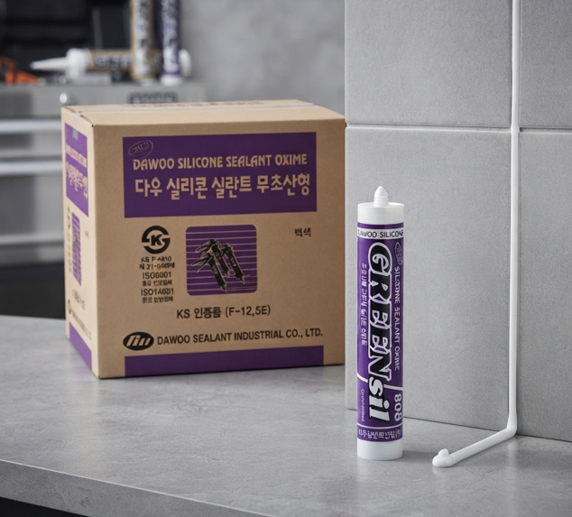 다우 그린씰 808 무초산 비초선 실리콘 걸레받이 270ml 1박스 25개 - 상품 이미지