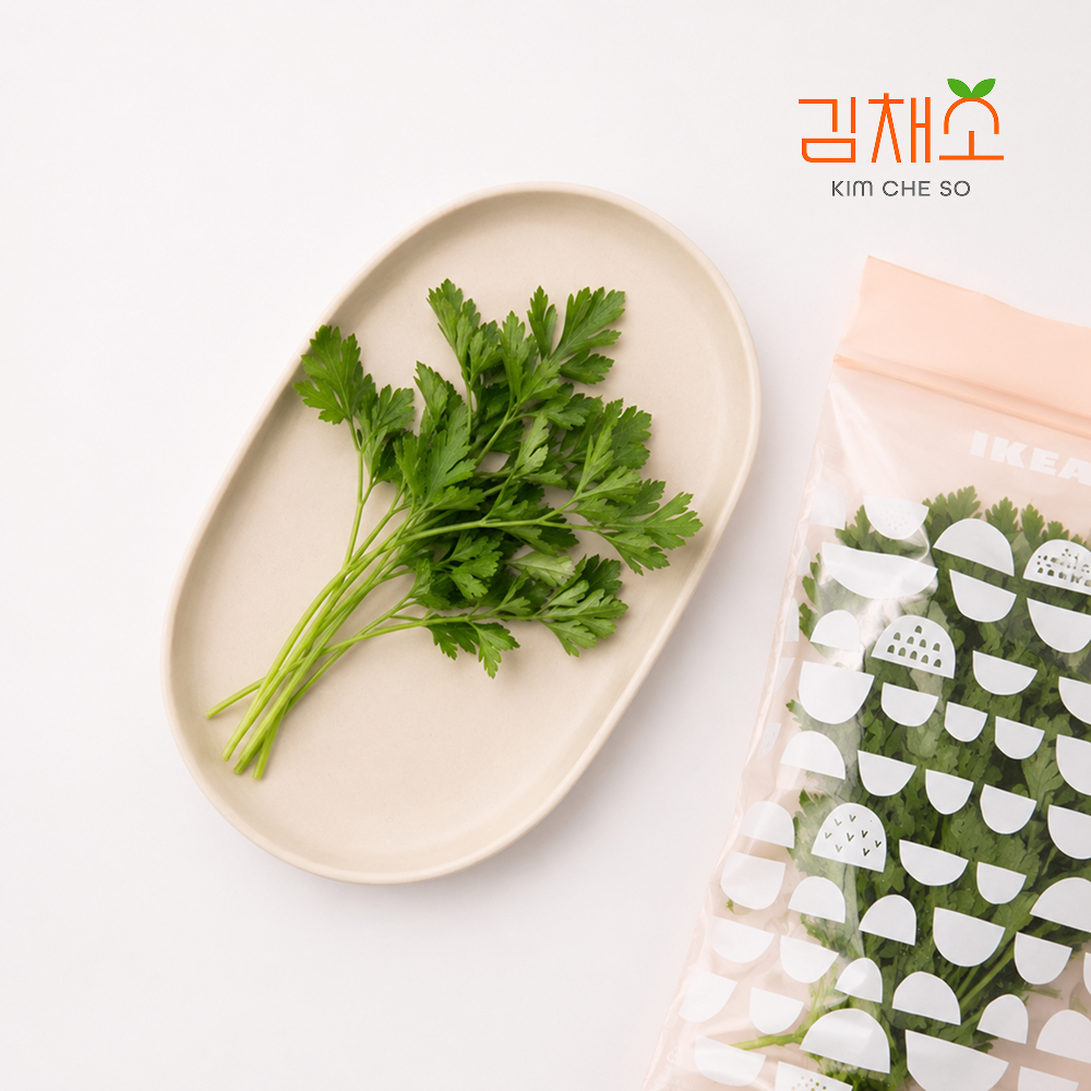 김채소 국내산 이태리파슬리 향나물 100g, 1개 - 상품 이미지