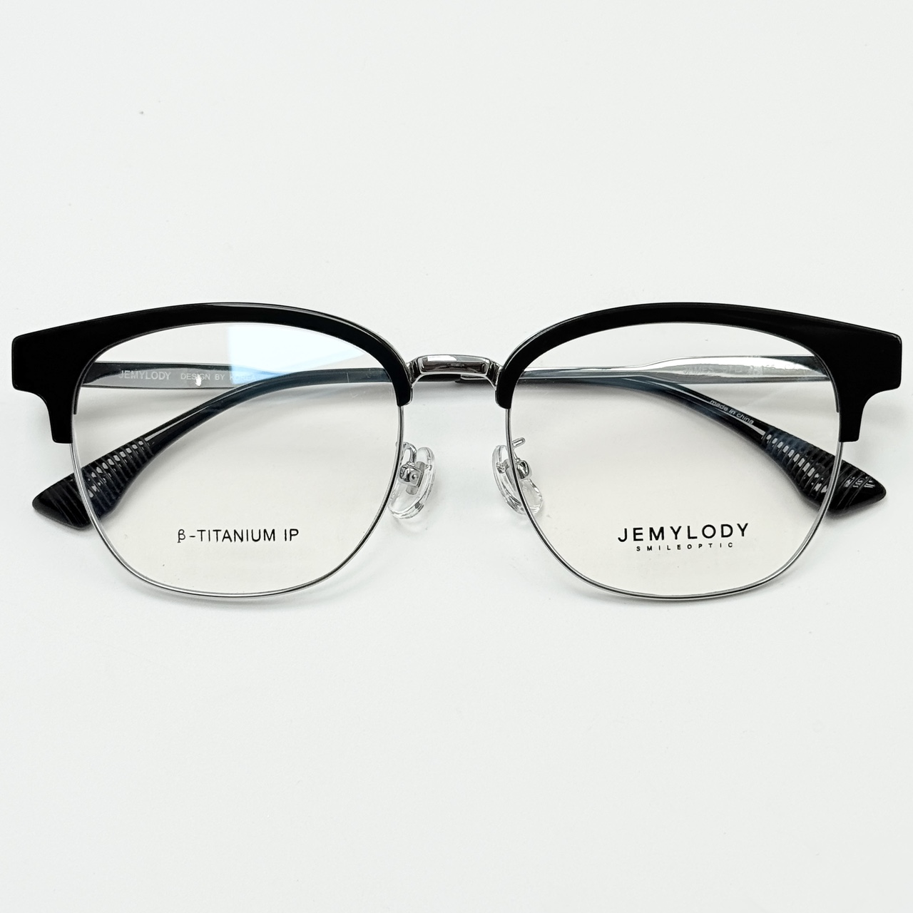 152mm 빅사이즈 티타늄 하금테 안경테 청광 변색 대두안경 제미로디 JAMES - 상세 이미지 3