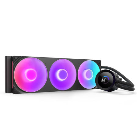 [해외]수냉쿨러 360 일체형 CPU쿨러 NZXT 크라켄 RGB 블랙