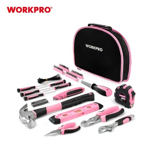 워크프로 가정용 공구세트 DIY 핑크 집수리 집들이 선물 키트 103종 WP206818 - 상세 이미지 2