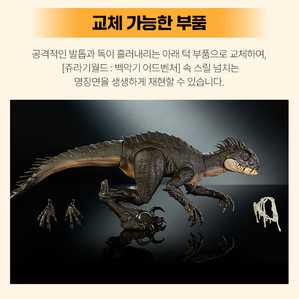 마텔 쥬라기월드 공룡 장난감 서바이벌 해먼드컬렉션 스콜피오스 렉스 피규어 선물 스티커 세트 - 상세 이미지 3