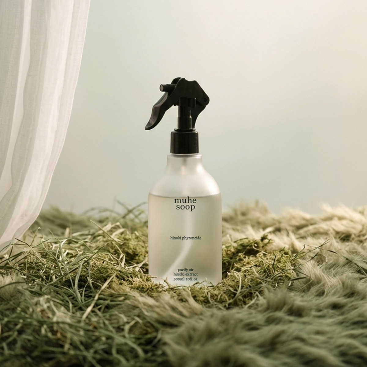 무해숲 히노끼 피톤치드 편백수 새집증후군 제거 스프레이 실내 탈취제 300ml, 2개 - 상세 이미지 4