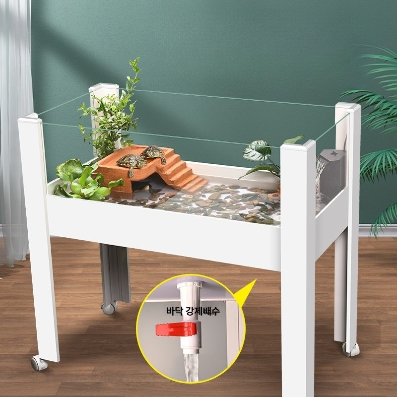 60cm 대형 반수생 수조 사육장 거북이 어항 테라리움 - 상세 이미지 2