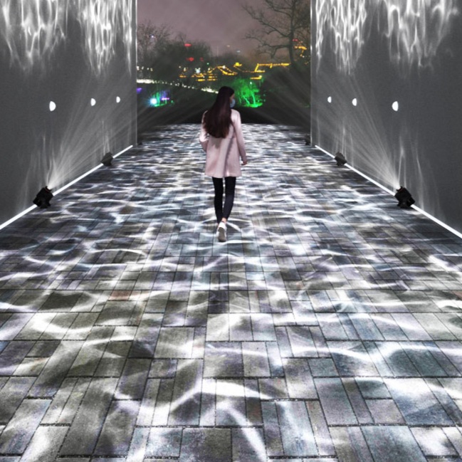 바다 물결 LED 무드등 파도 효과 조명 인테리어 45W - 상세 이미지 4