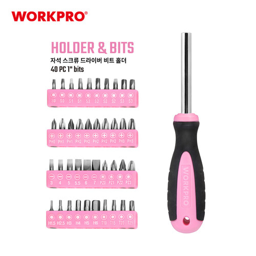 워크프로 가정용 공구세트 DIY 핑크 집수리 집들이 선물 키트 103종 WP206818 - 상세 이미지 3
