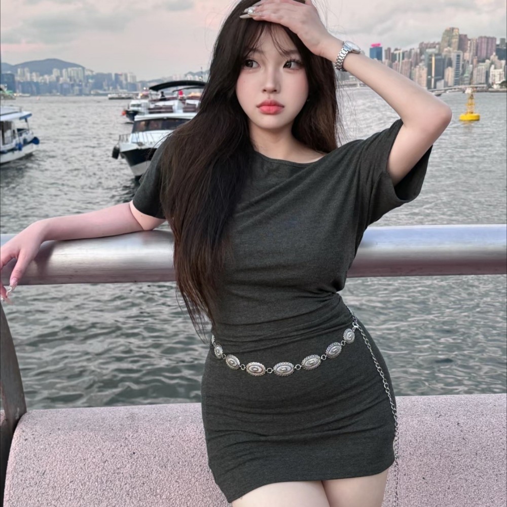 빈티지 엔틱 체인 벨트 메탈 에스닉 유니크 y2k 보헤미안 포인트 벨트 - 상세 이미지 4