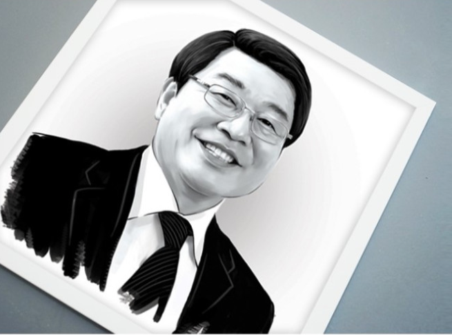 디지털 수묵화 주문제작 액자형 초상화 선물 웨딩 퇴임선물 인테리어 - 상세 이미지 2