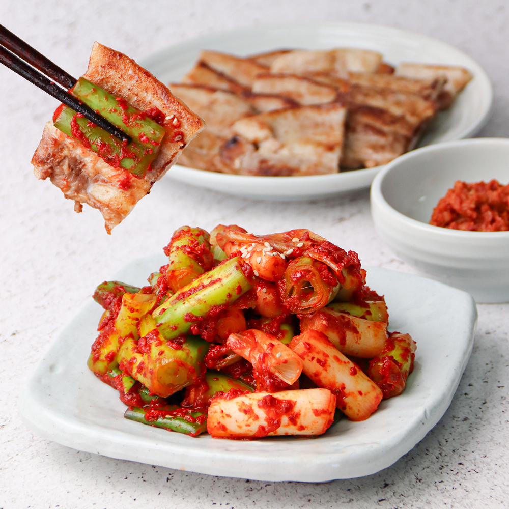 토해원 30년 전통 산청할매 대파김치 1kg 2kg 아삭한 매콤한 밥반찬 이미지 6