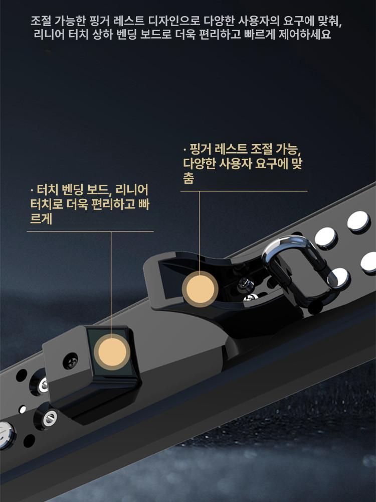 전자 색소폰 관악기 입문용 악기 연습용 디지털 바리톤 연주용 XR6000 블랙 - 상세 이미지 4