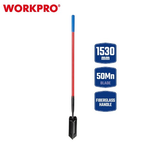 워크프로 배관삽 망간강철 100mm 50Mn 화이바자루 1530mm WP335009 - 상세 이미지 2
