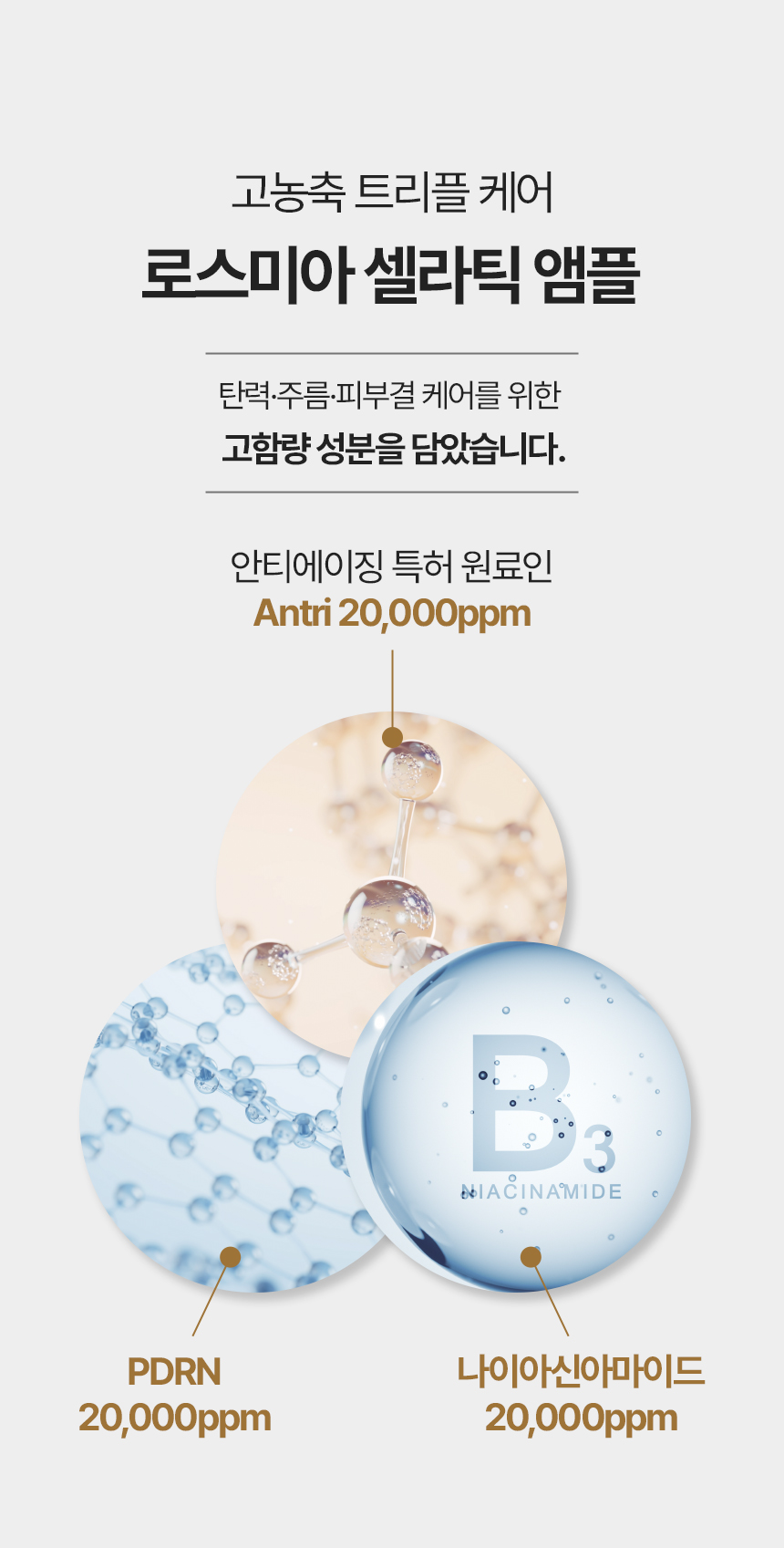 남성 올인원 화장품 PDRN 앰플 안트리 나이아신아마이드 로스미아 셀라틱앰플(2개) - 상세 이미지 2