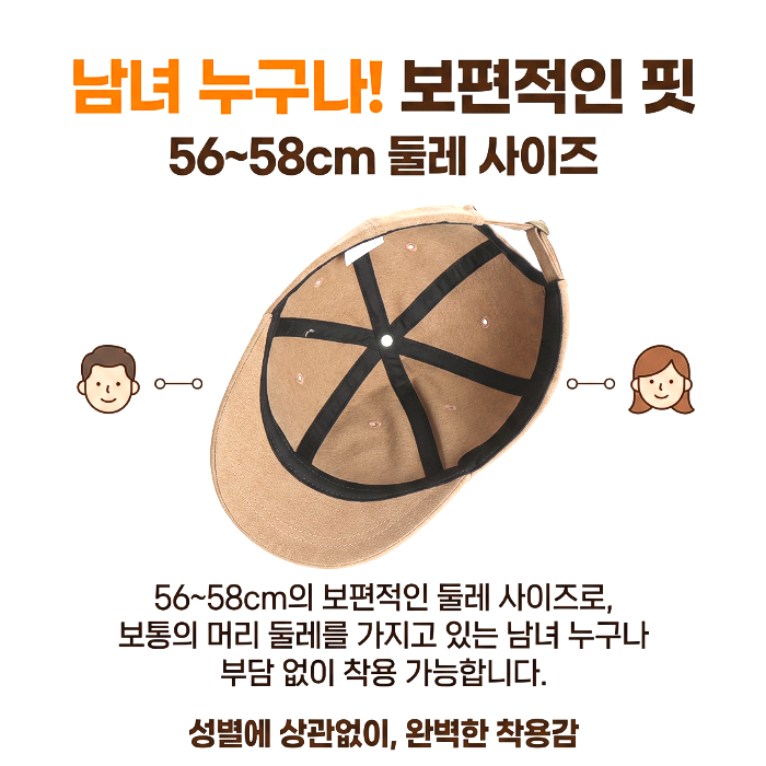 알바 숏챙 모자 국산 챙짧은 창짧은 소두 볼캡 이미지 8