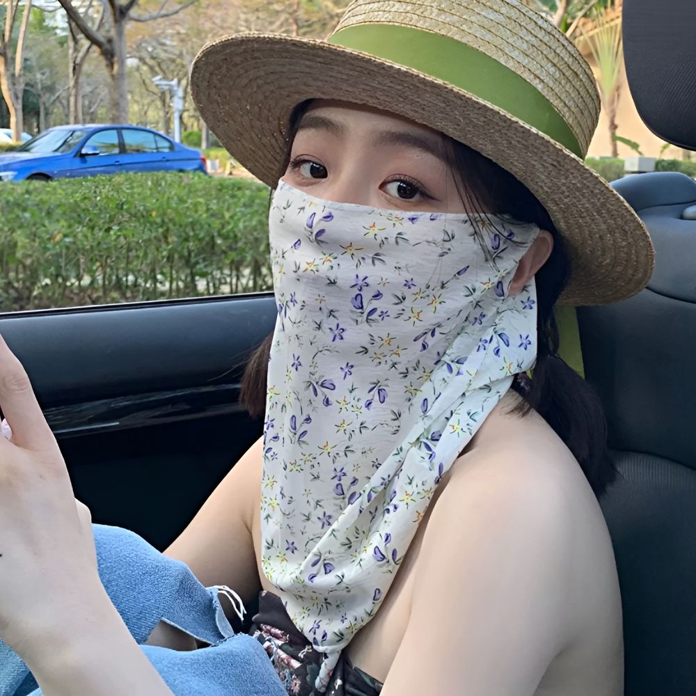 페이스스카프 햇볕차단마스크 얼굴목햇빛가리개 귀걸이 - 상품 이미지