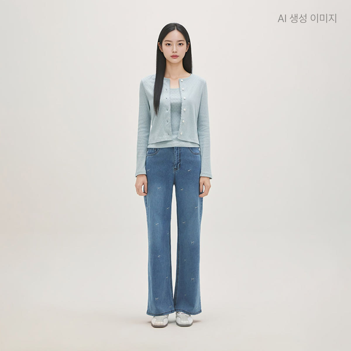로엠 자수 데님 팬츠 RMTJG24G15 가격 비교 roem 로엠 자수 데님 팬츠 RMTJG24G15