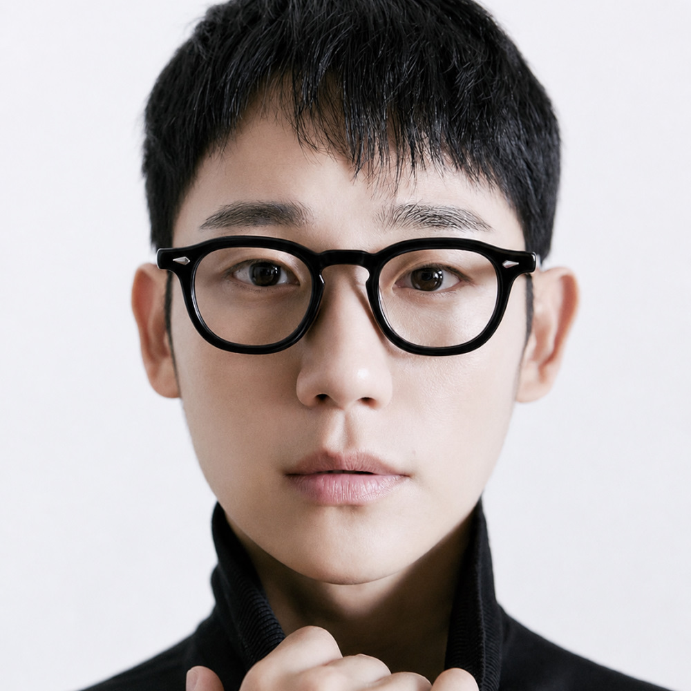 래쉬 안경 클리프트 (+클립선글라스증정) 남자 뿔테 아넬형 안경테 데일리 44 46 48 50사이즈 F 상품 이미지