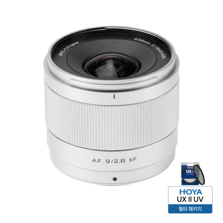 빌트록스 9mm F2.8 렌즈 APS-C AIR 시리즈 후지 X 마운트 실버