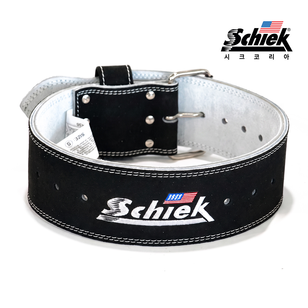 SCHIEK 6011 가죽 헬스 벨트 리프팅 복압 크로스핏 웨이트 운동 역도 시크 쉬크 - 상세 이미지 2