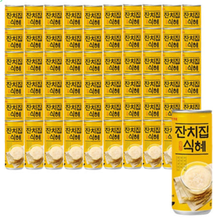 롯데칠성음료 잔치집 식혜 240ml 60개