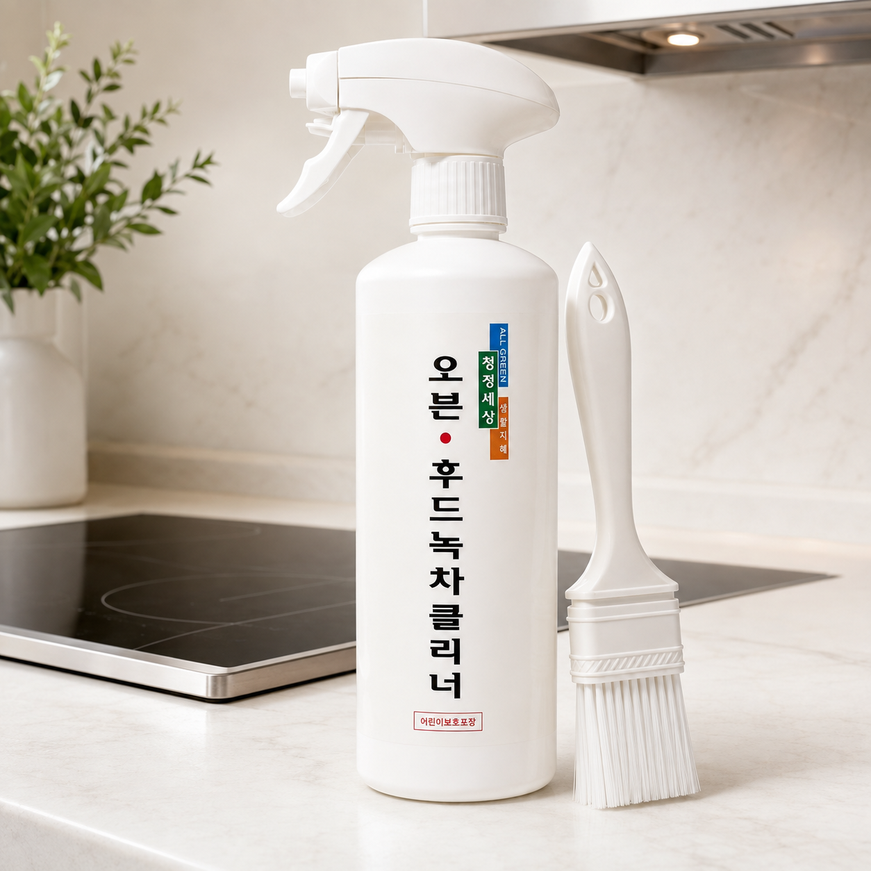 오븐 클리너 주방 후드 기름때 제거제 찌든때 세정제 500ml, 2개 - 상세 이미지 5