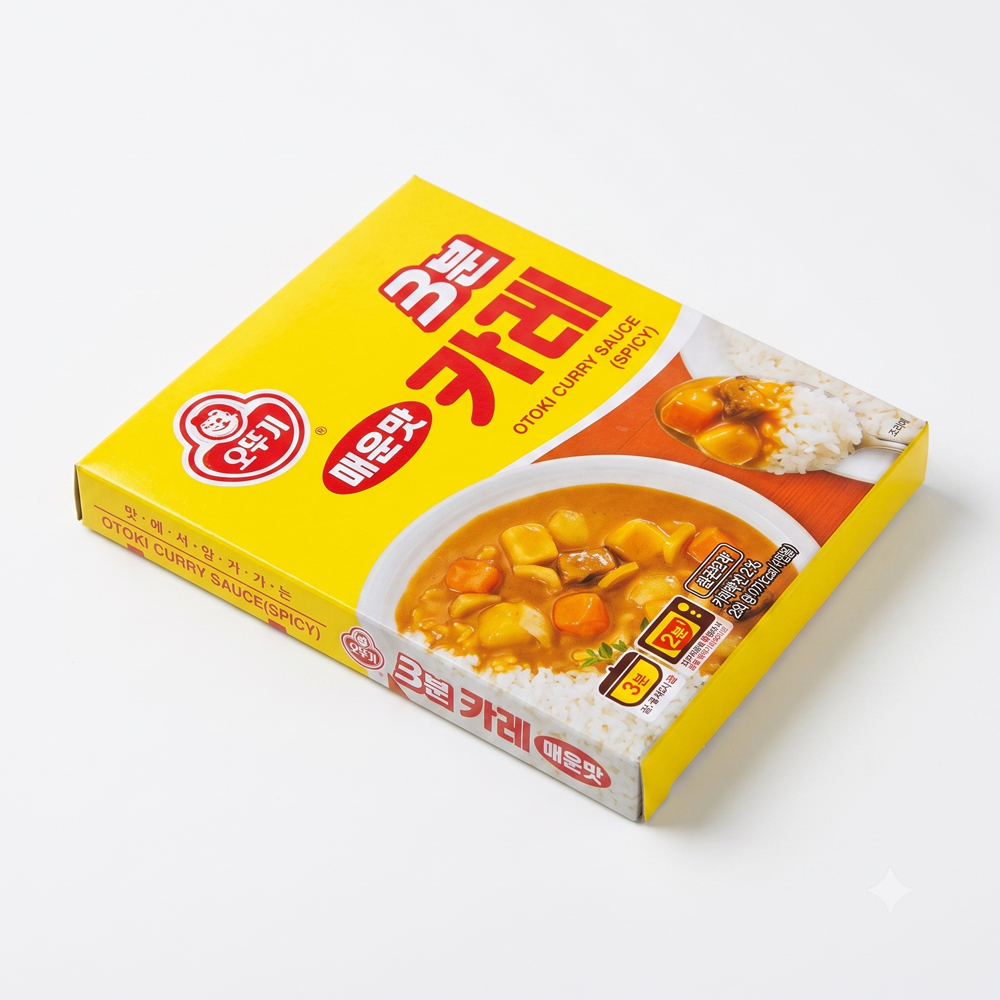 오뚜기 3분 카레 매운맛 즉석 요리 매운 카레 200g - 상세 이미지 2