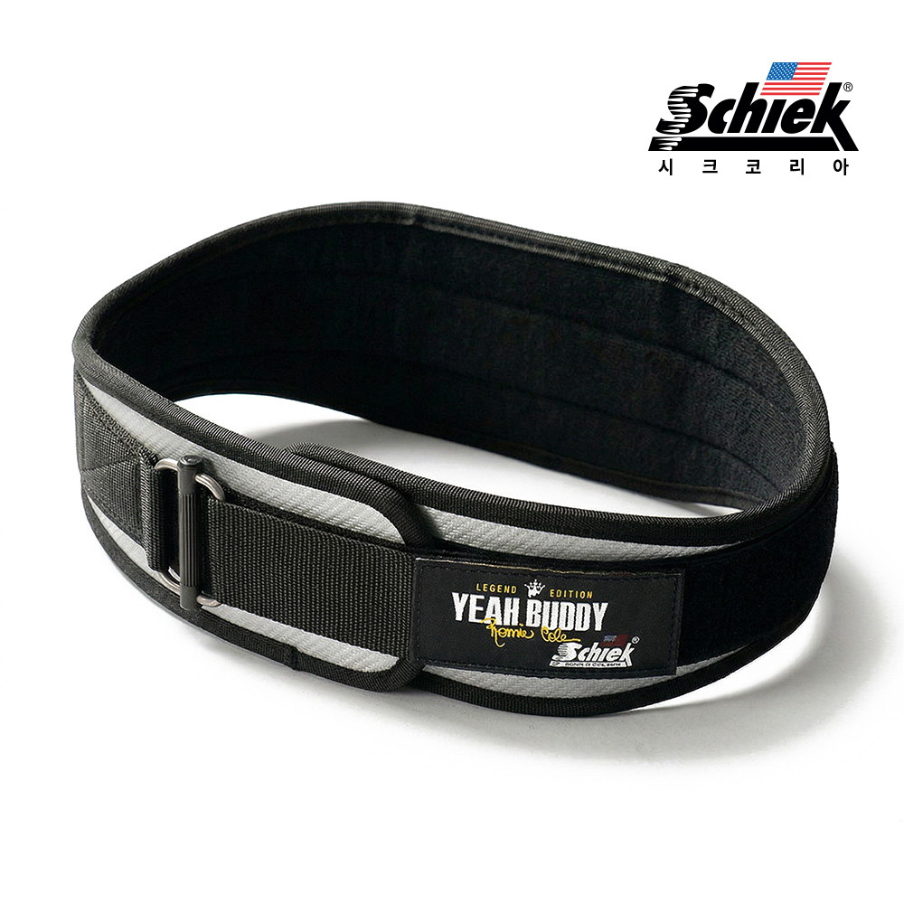 SCHIEK RCCF4004 로니콜먼 실버 카본 헬스 벨트 리프팅 복압 웨이트 시크 쉬크 - 메인 이미지