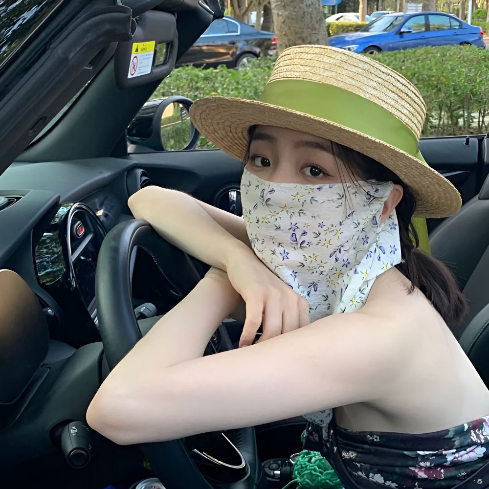 페이스스카프 햇볕차단마스크 얼굴목햇빛가리개 귀걸이 - 상세 이미지 5