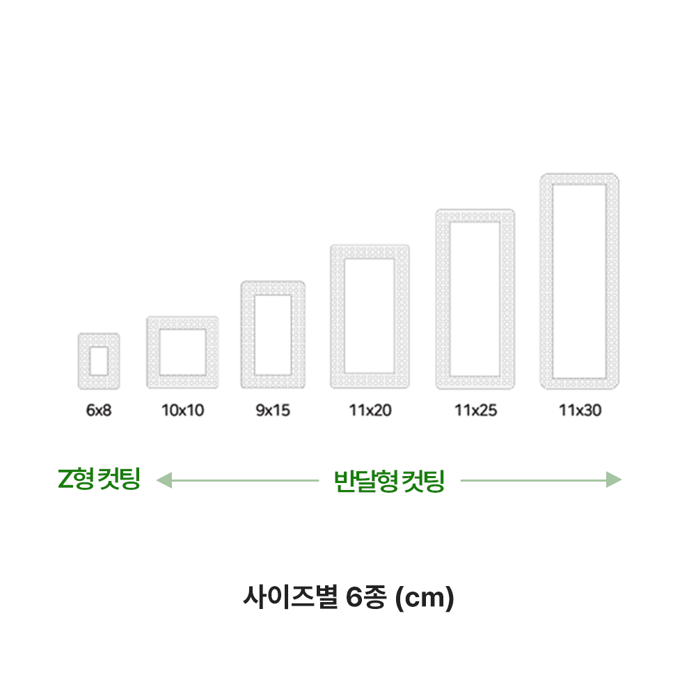하이솝 보더 포스트오피 두께 3mm 실리콘 폼드레싱 수술 상처 보호 삼출물 흡수 드레싱 - 상세 이미지 4