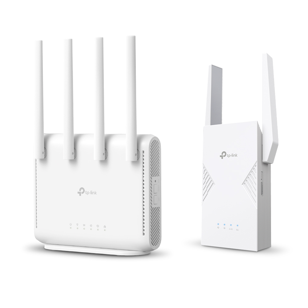 Wi-Fi 7 기가 와이파이 BE3600 공유기 + 확장기 Set Archer BE3600 + RE235BE 풀 기가비트 유무선공유기 - 상품 이미지
