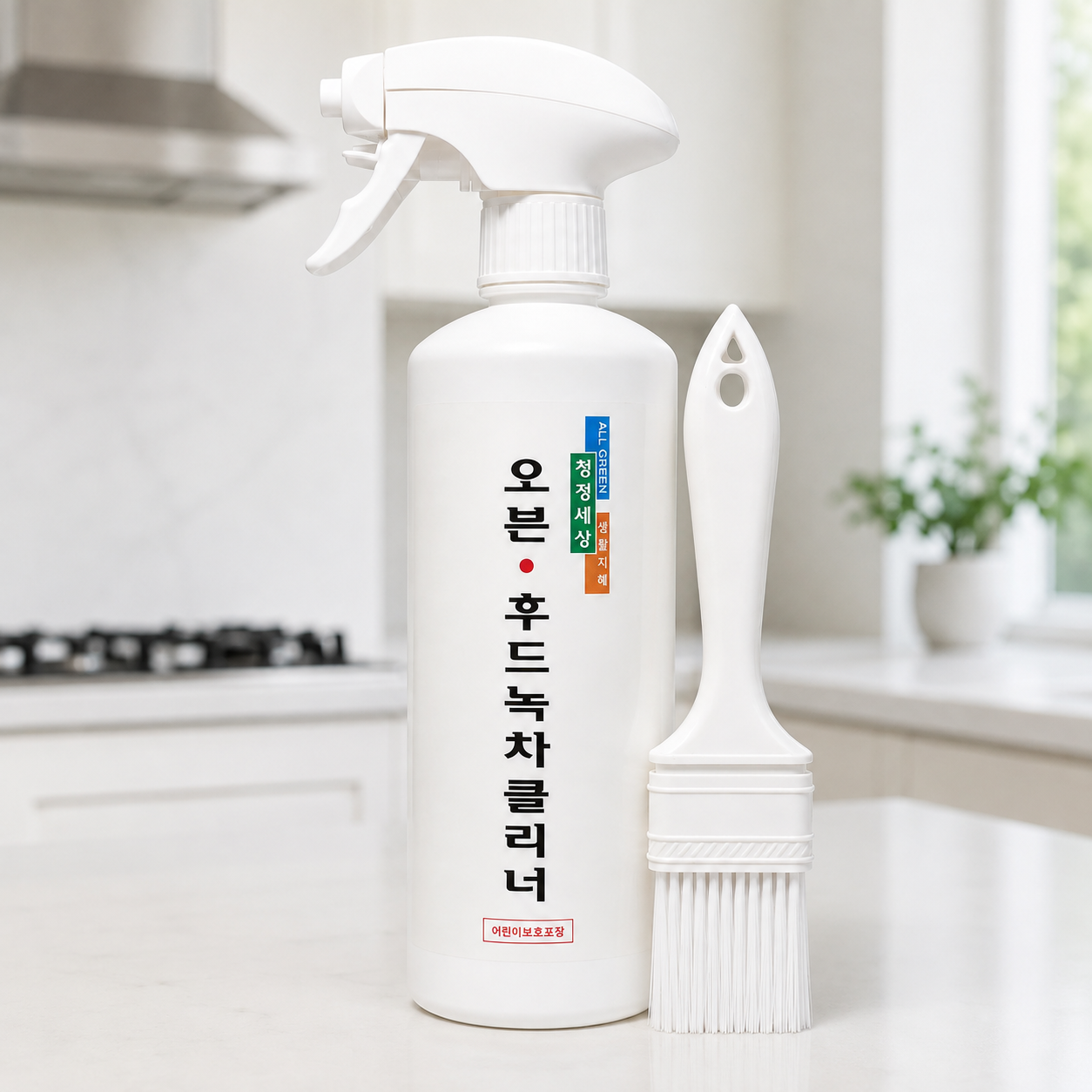 오븐 클리너 주방 후드 기름때 제거제 찌든때 세정제 500ml, 2개 - 상세 이미지 3