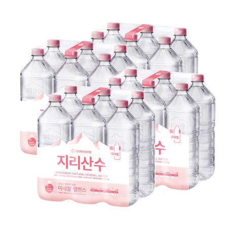 지리산수 무라벨 2L 24병