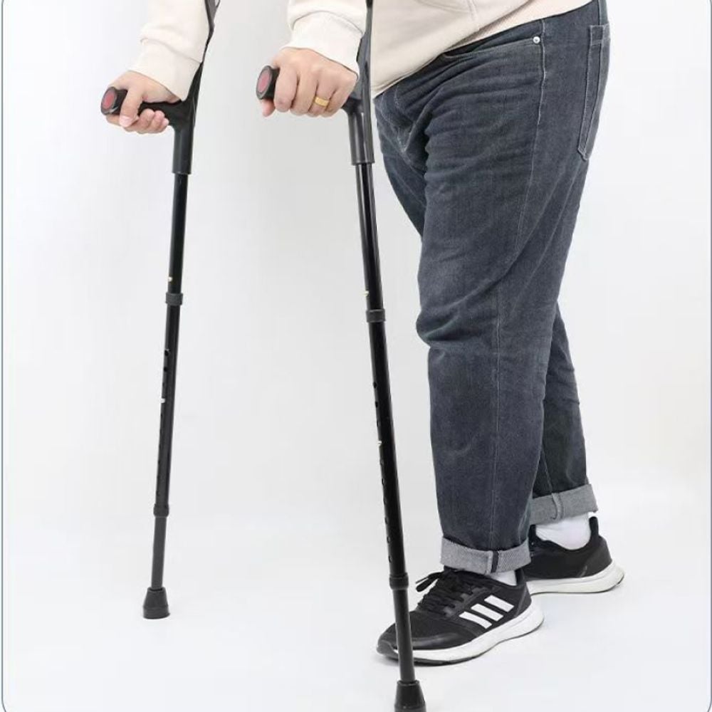 접이식 깁스 보행 보조기 엘보클러치 목발 지팡이 - 상품 이미지