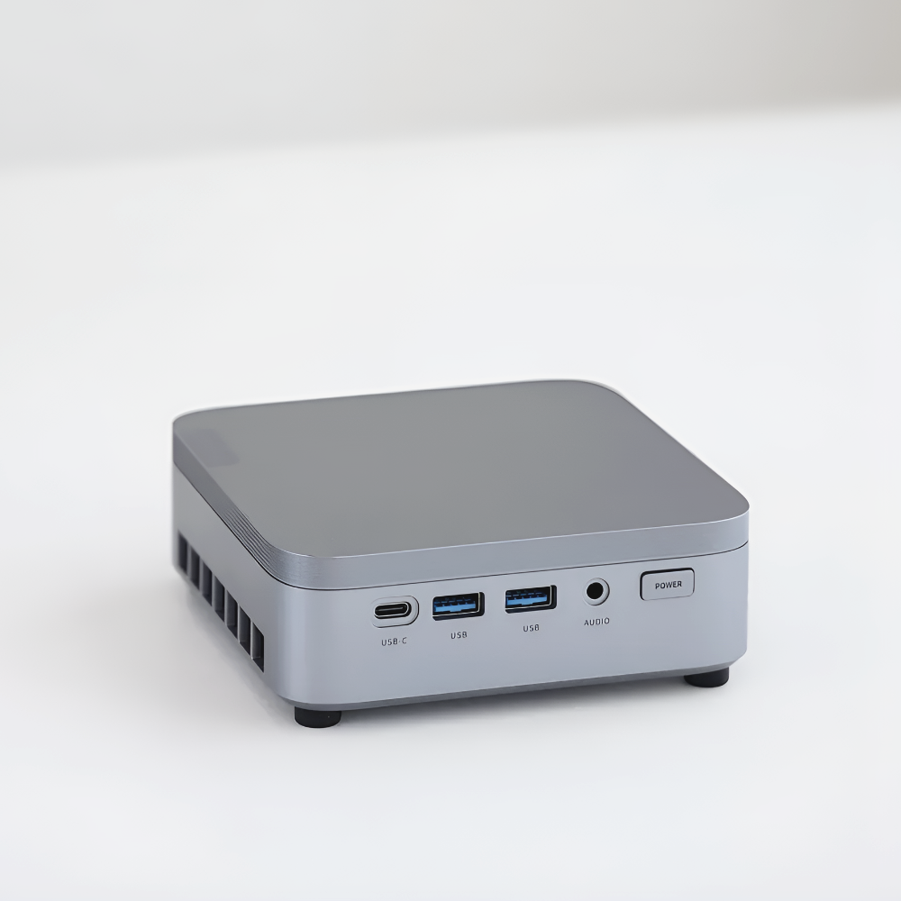 미니PC 고성능 소형 컴퓨터 주식용 데스크탑 사무용 본체 기업용 8GB, 256GB, 실버그레이 상품 이미지