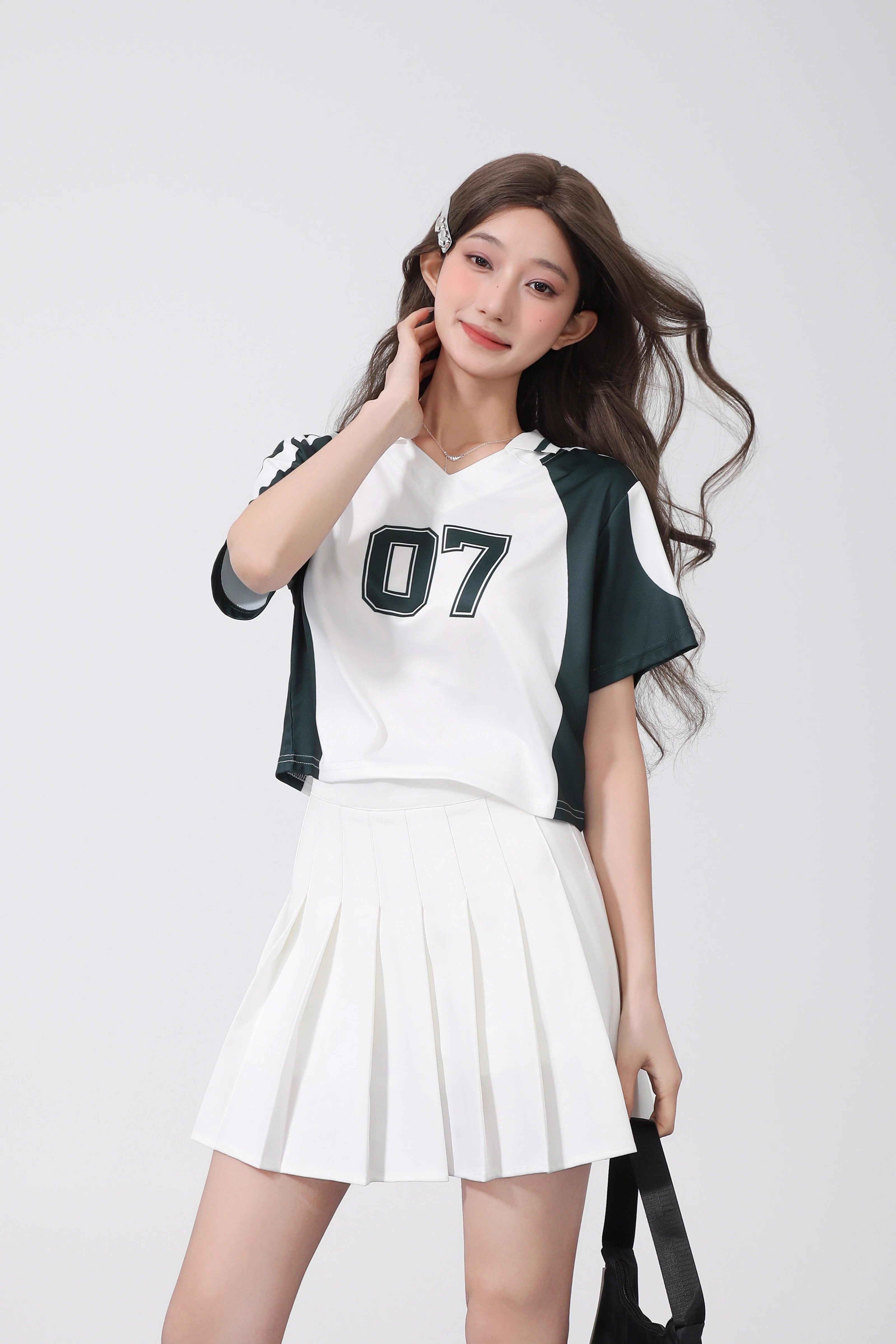 치어리더 의상 응원복 걸그룹 댄스복 무대의상 재즈댄스 - 상세 이미지 4