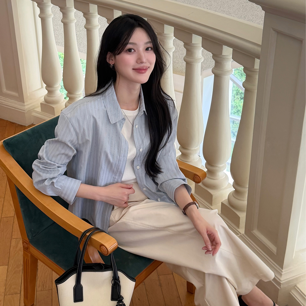 [클라비스] [스판셔츠] 크롭핏_CVYWG4902N - 상품 이미지