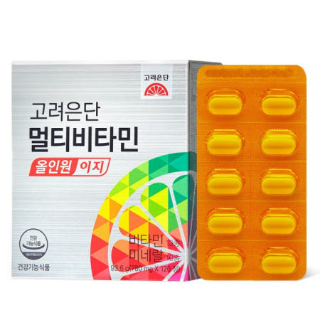 고려은단 멀티비타민 올인원 이지 780mg x 120정