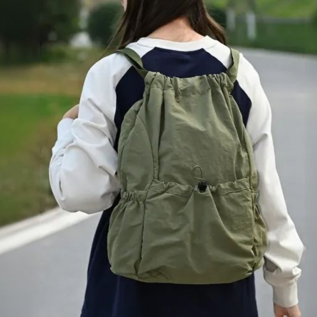 투유투 복조리 백팩 경량 스트링 여행 운동가방 이미지 6