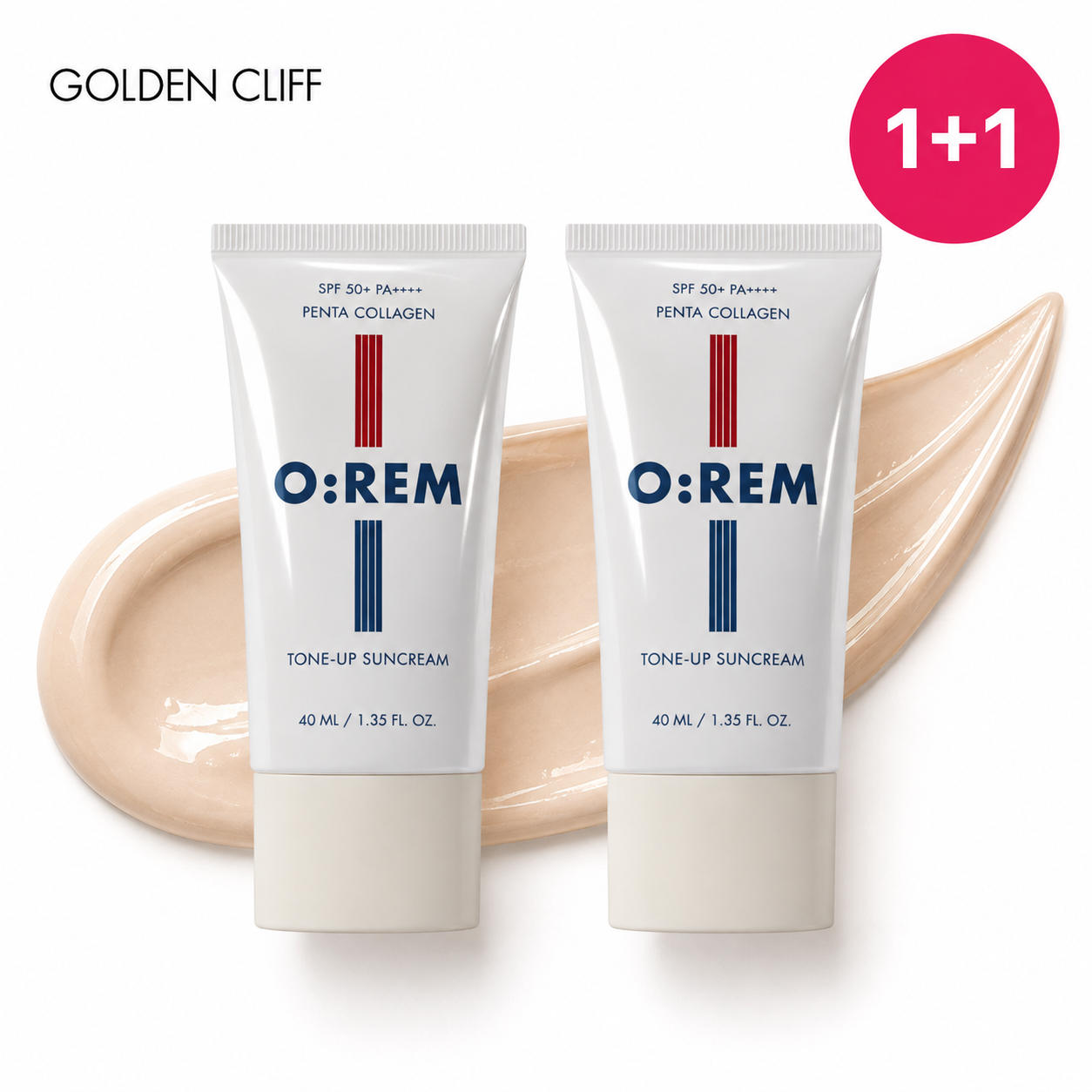 [골든클리프] 톤오름 스포츠 톤업 선크림 액티비티 40ml, 2개 - 상품 이미지