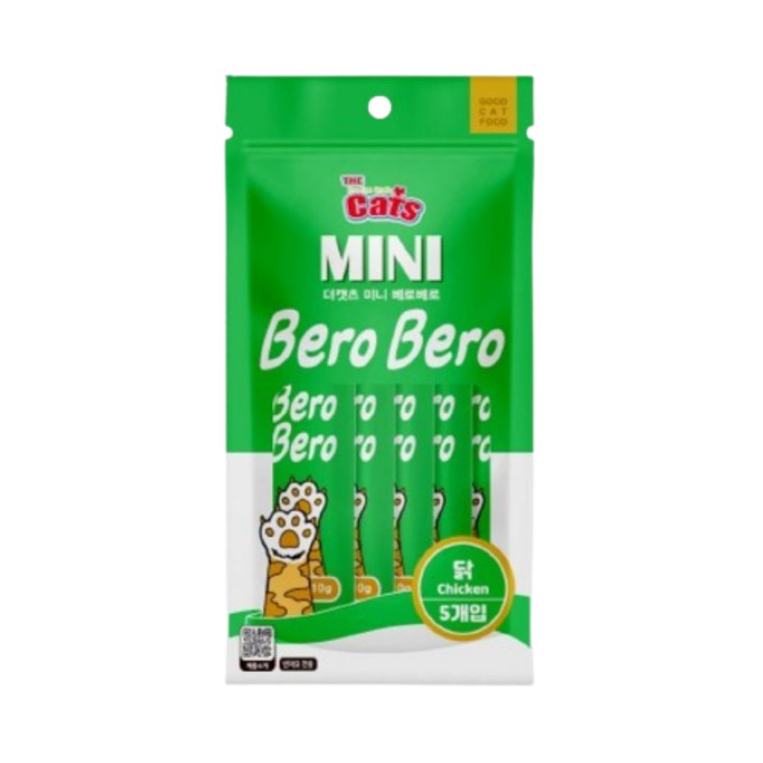 더캣츠 미니 베로베로 길냥이 길고양이 간식 닭고기, 50g, 5개 - 상세 이미지 2