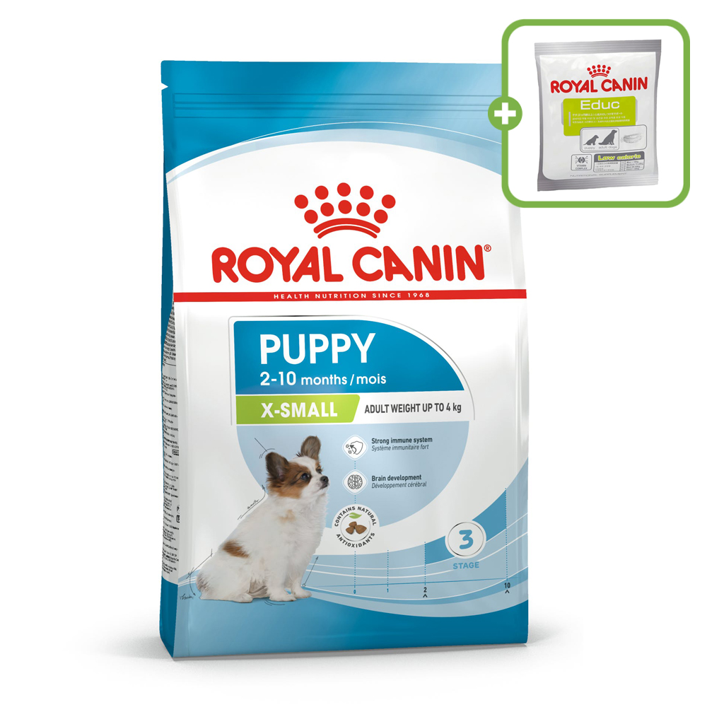 로얄캐닌 엑스스몰 초소형견 1세미만 어린강아지용 사료 XS퍼피, 1.5kg, 1개 - 상품 이미지