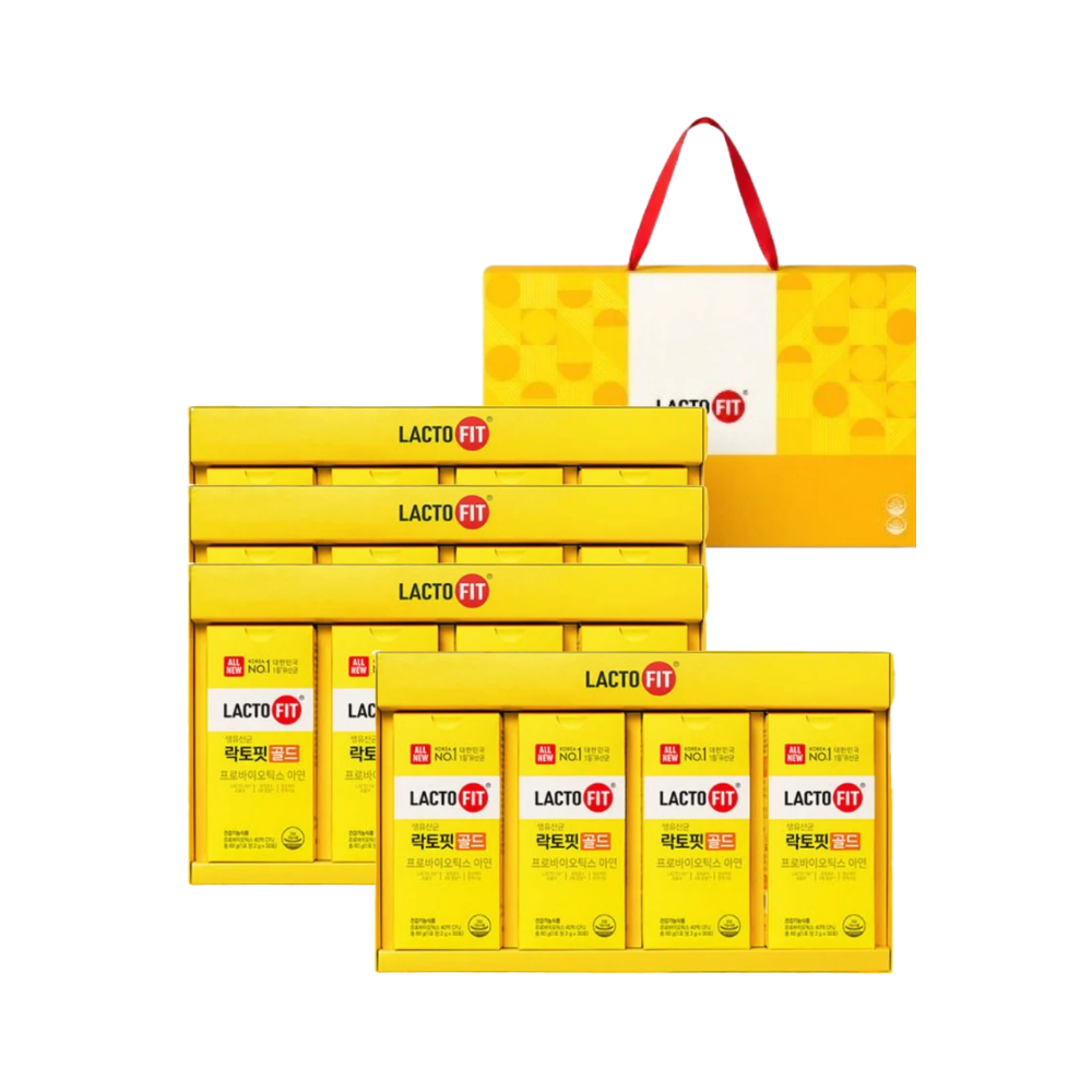 락토핏 골드 All New 120포 선물세트 (30포x4개입) x4박스 - 상품 이미지