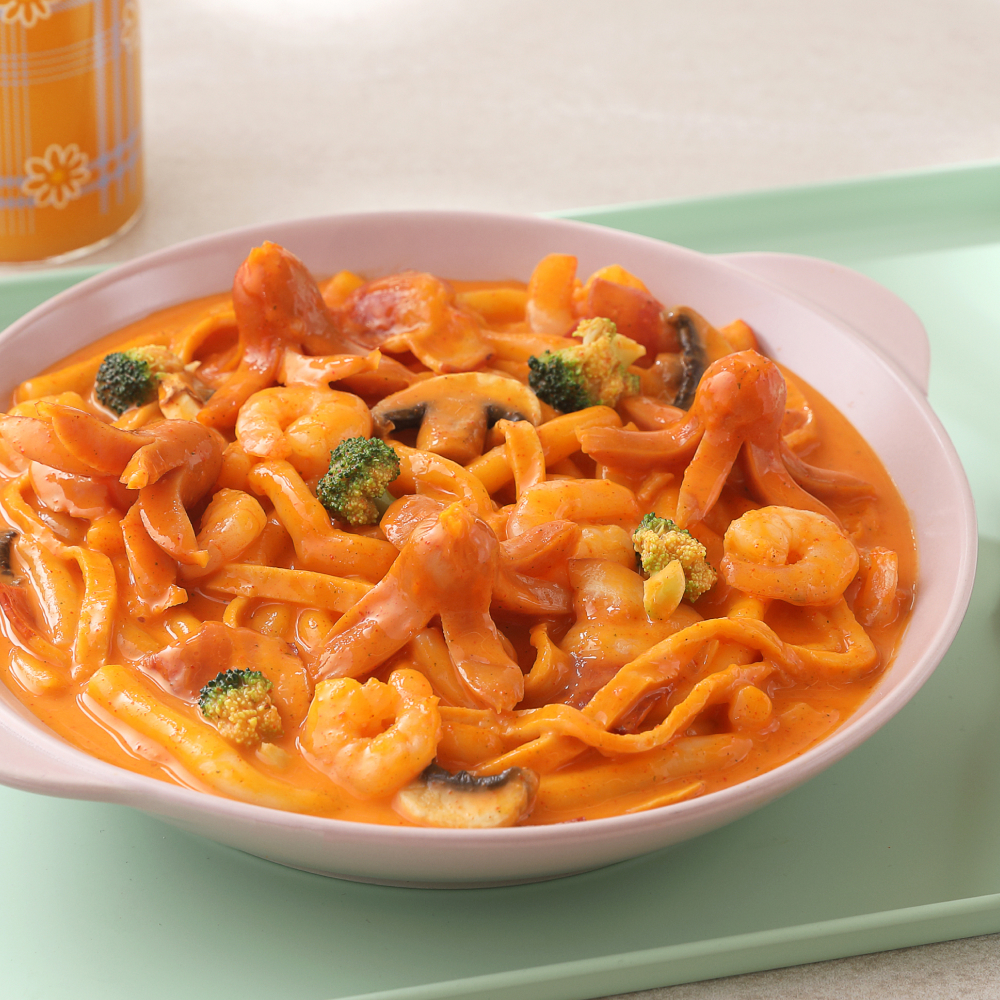 [푸딩팩토리] 맛있는 누들 떡볶이 (어묵포함) 로제누들, 500g, 4개 - 상세 이미지 4