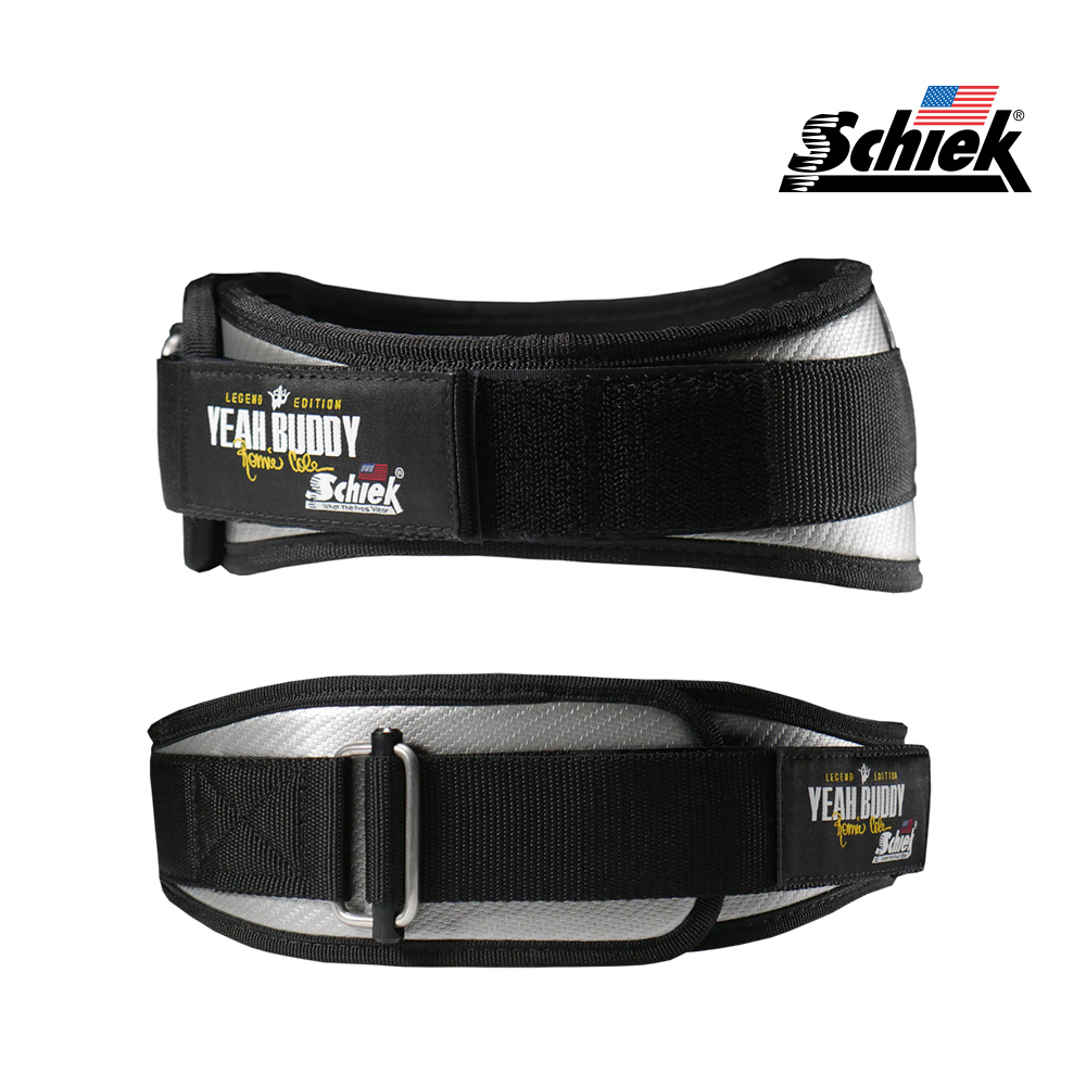 SCHIEK RCCF4004 로니콜먼 실버 카본 헬스 벨트 리프팅 복압 웨이트 시크 쉬크 - 상세 이미지 2