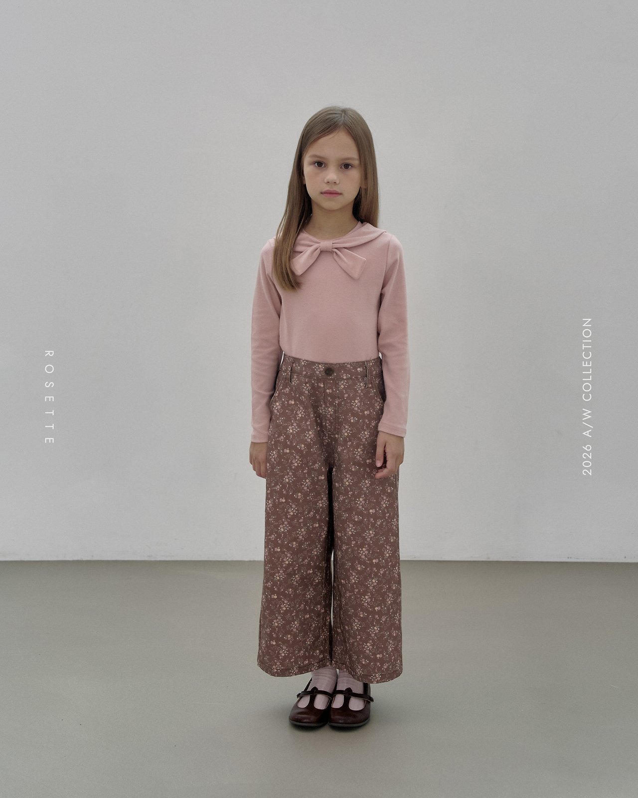 호제트 26가을 나나리본티 유아 여아 리본 긴팔티셔츠 XS-XL - 상세 이미지 4