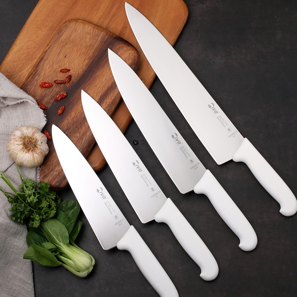 IVO 고탄소 스테인레스 주방칼 식도 식칼 김밥칼 셰프 나이프 26cm, 화이트, 1개 - 상품 이미지
