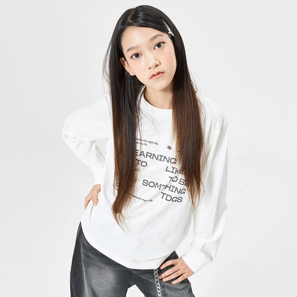 더데이걸 힙 앤 루즈 긴팔티 TGLA26801 상품 이미지