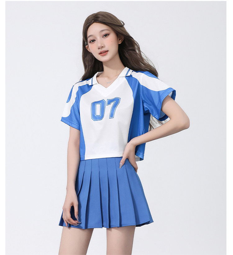 치어리더 의상 응원복 걸그룹 댄스복 무대의상 재즈댄스 - 상품 이미지