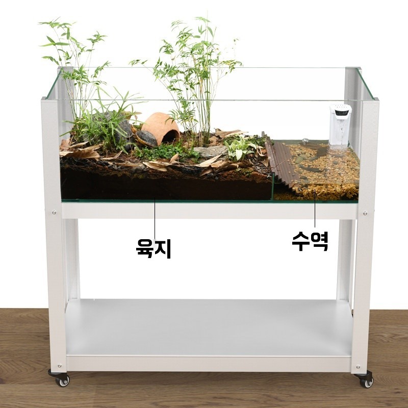 거북이키우기 반수생 생태수조 이동식 기본형 - 상세 이미지 4
